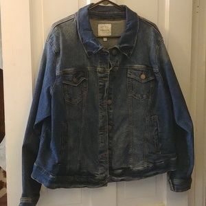 Torrid Women's Denim Blue Jean Jacket Size 3X Cowboycore